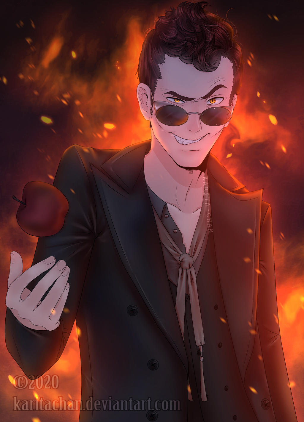Good Omens Crowley by Karitachan on DeviantArt