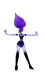 Dark Tanzanite - Steven Universe Gemsona