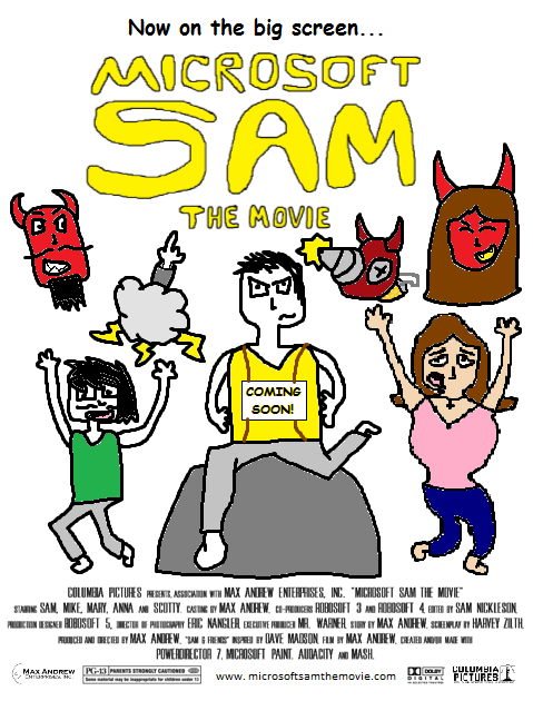 Microsoft Sam Computer Microsoft Sam The Movie Poster 2 by maxiandrew on DeviantArt