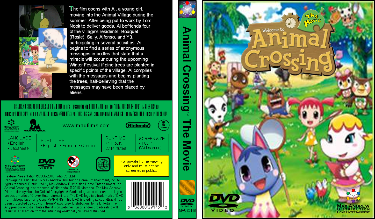 Animal Crossing The Movie US DVD Full Cover (2016) by maxiandrew on DeviantArt Animal Crossing The Movie US DVD Full Cover (2016) by maxiandrew on DeviantArt