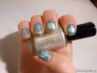 Snowflake Nails