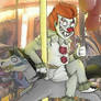 pennywise on a merry go round