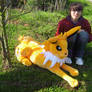 jolteon plush real size handmade