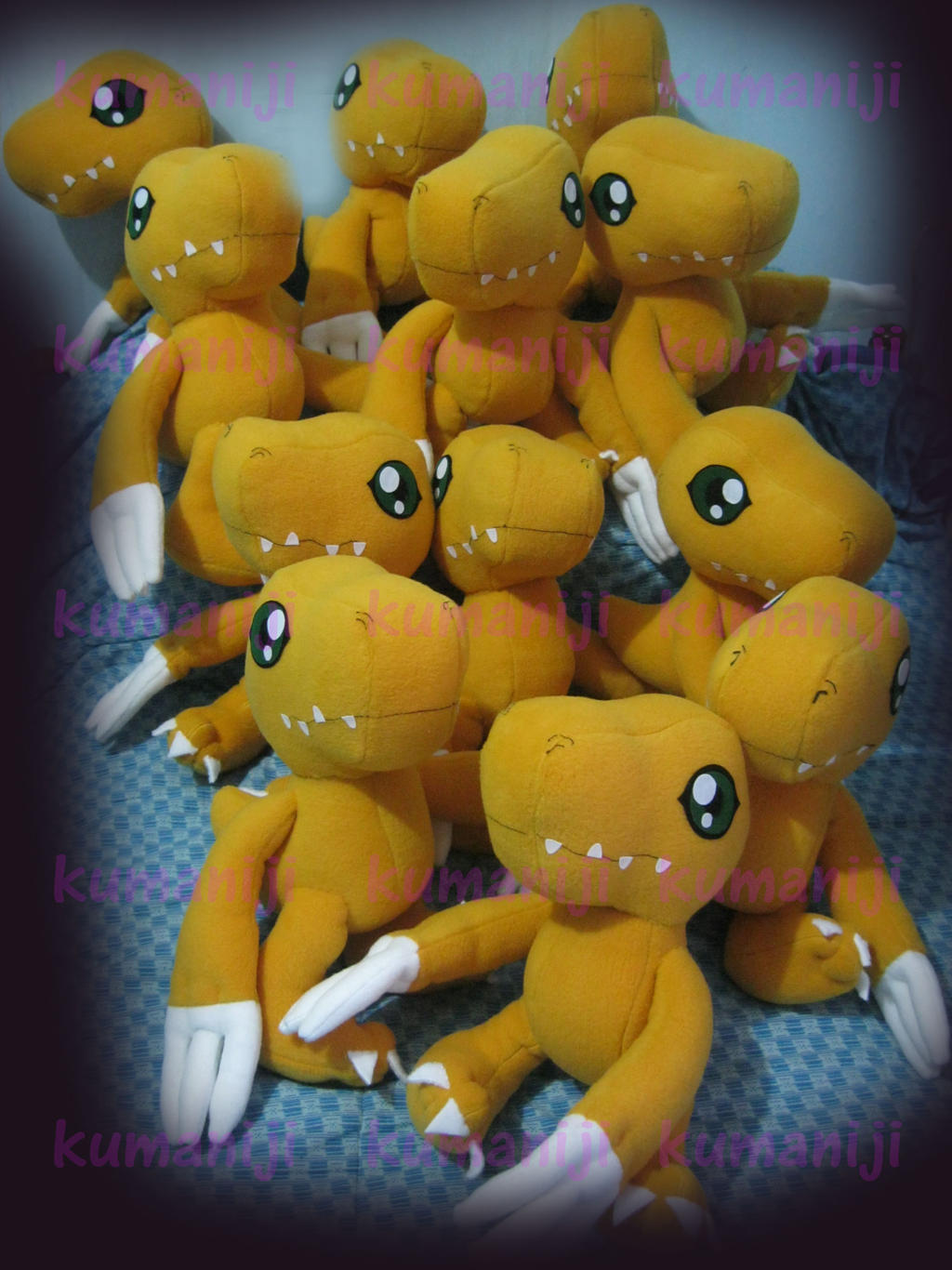 agumon digimon plushies