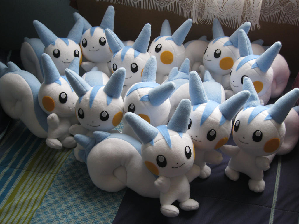 Pachirisu plushies