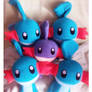 Mudkips plushies