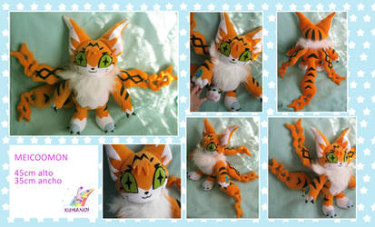 Meicoomon digimon plushie