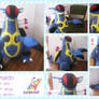 Armaldo pokemon giant plushie
