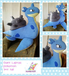 Giant Lapras plushie