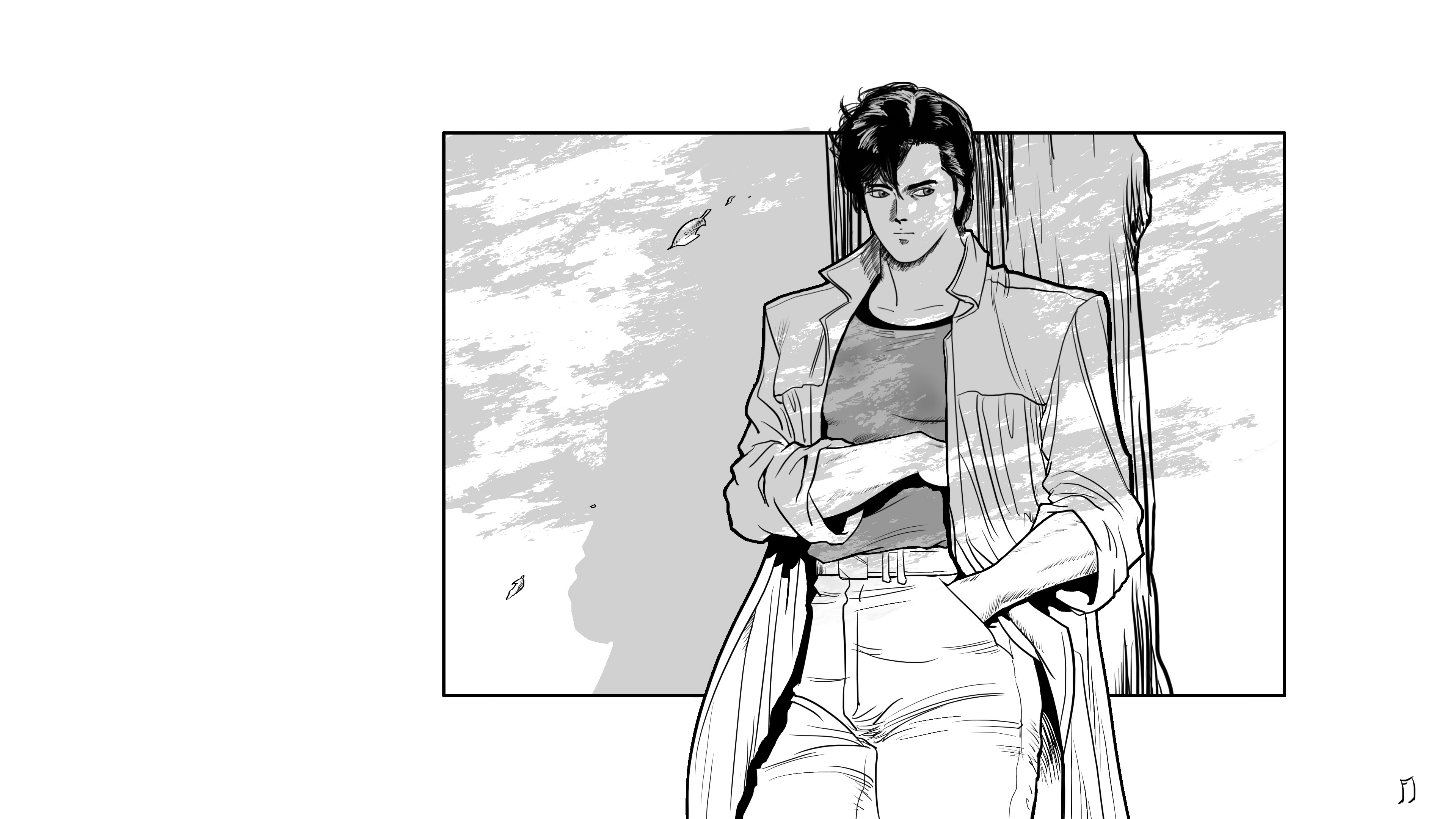 Ryo Saeba by Matou31