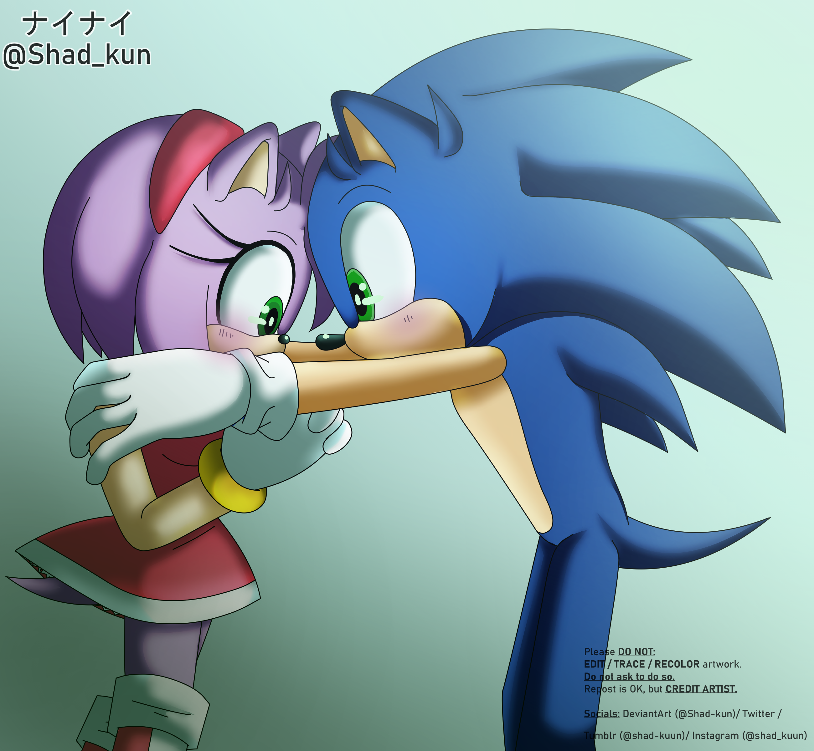 Sonamy by animepianistgirl on DeviantArt