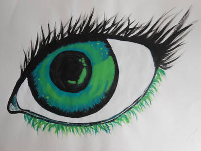 Green eye