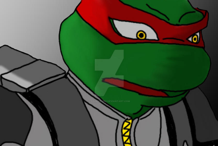 Zombie Raphael Color Raphael Fox-Zombie1022 colored by FoxKids1302 on DeviantArt