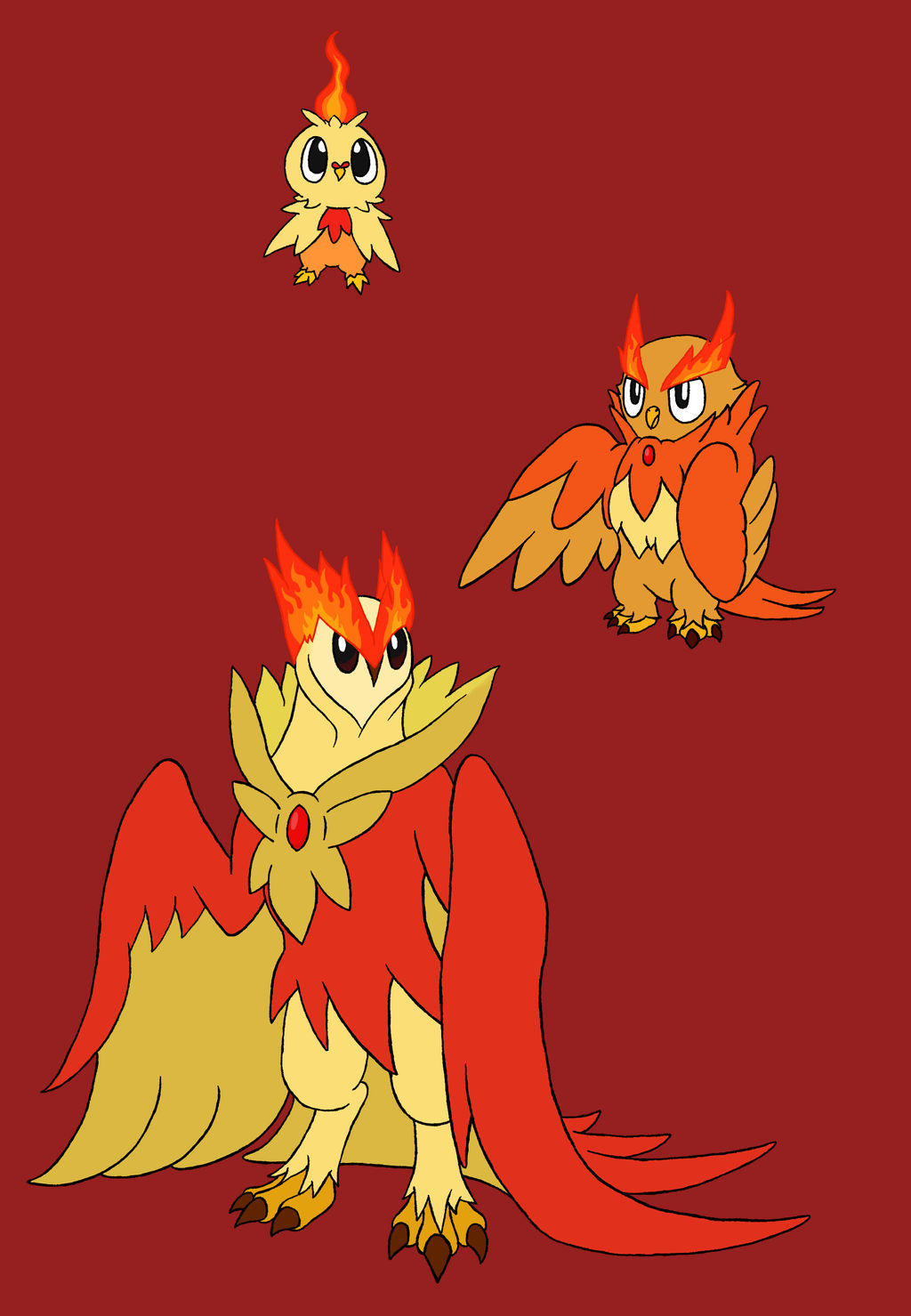 Fire Starters Fakemon By Mat4265 On DeviantArt fire-starters-fakemon-by-mat4265-on-deviantart