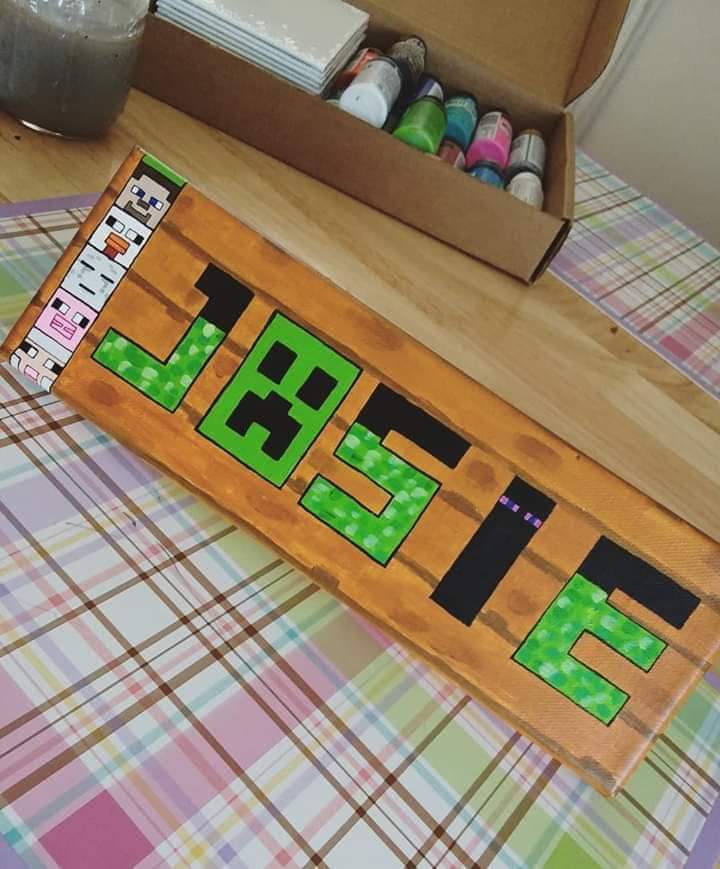 Minecraft name sign by MrsMiseryArt on DeviantArt