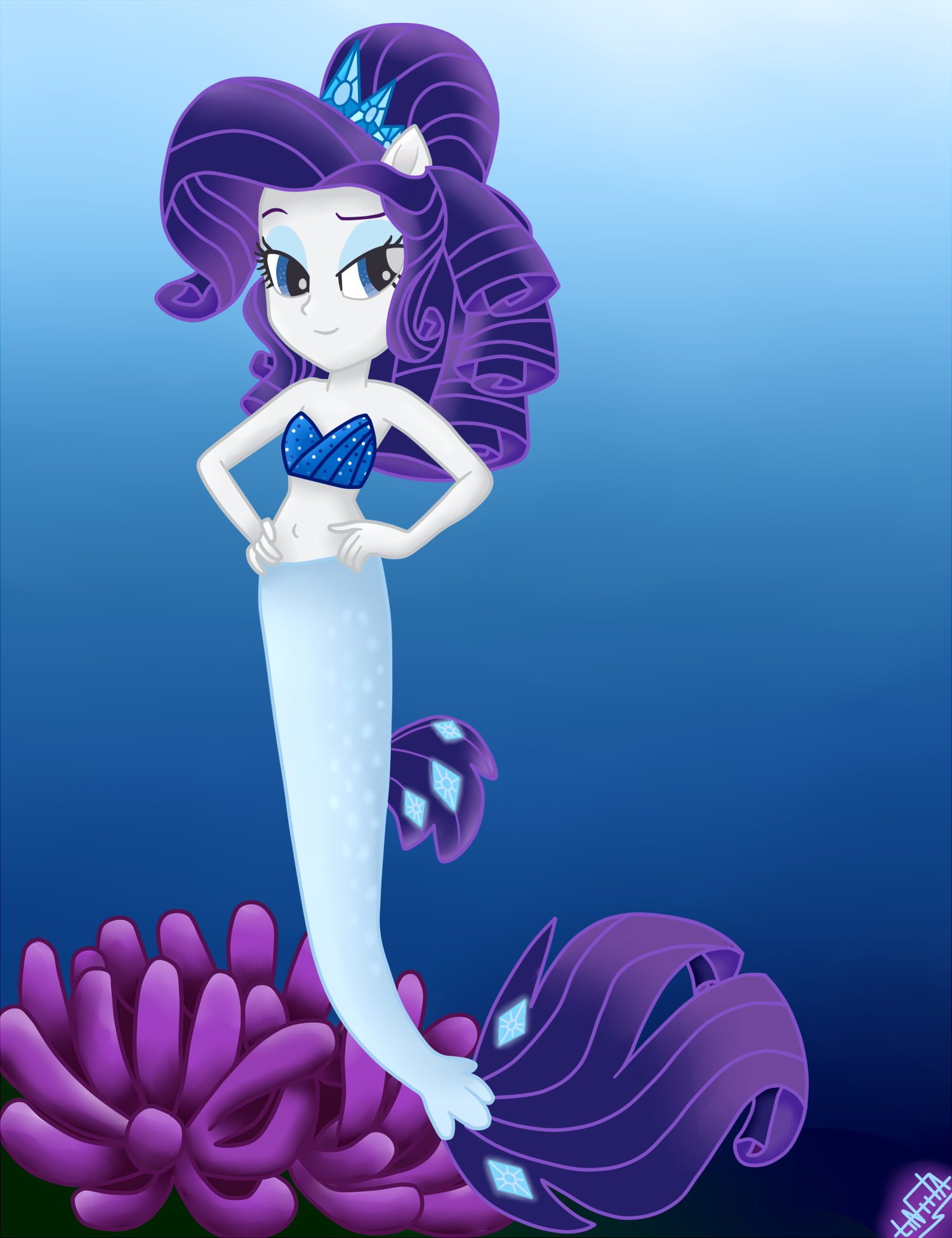 MLP The Movie EQ - Rarity Seapony