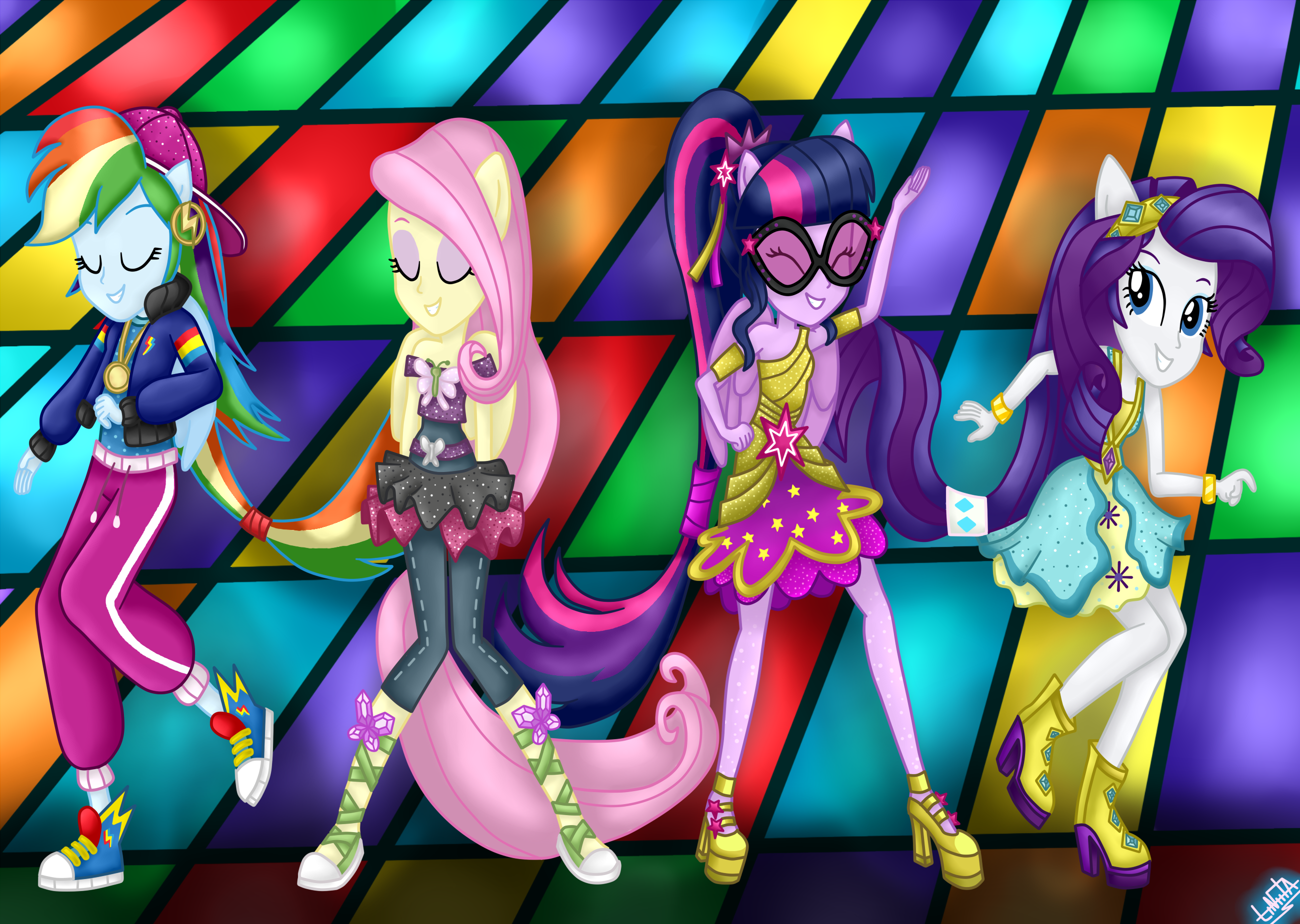 MLP EQ Wondercolts - Dance Magic Part1