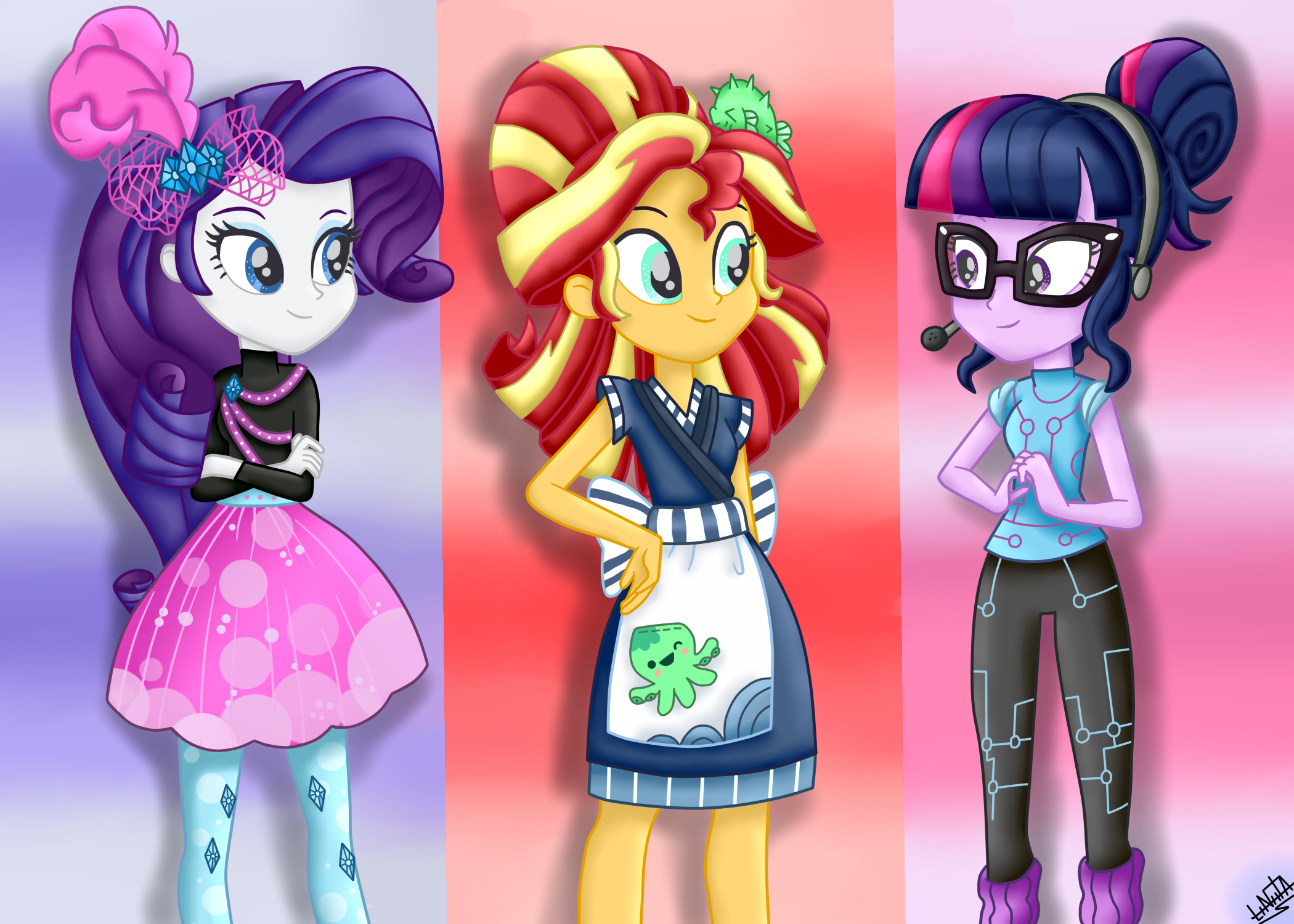 MLP:EquestriaGirls Specials-Rarity-Sunset-Twilight