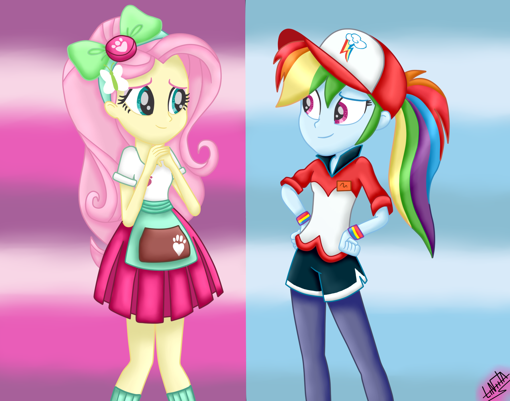 MLP:EquestriaGirls Specials-Rainbow and Fluttershy