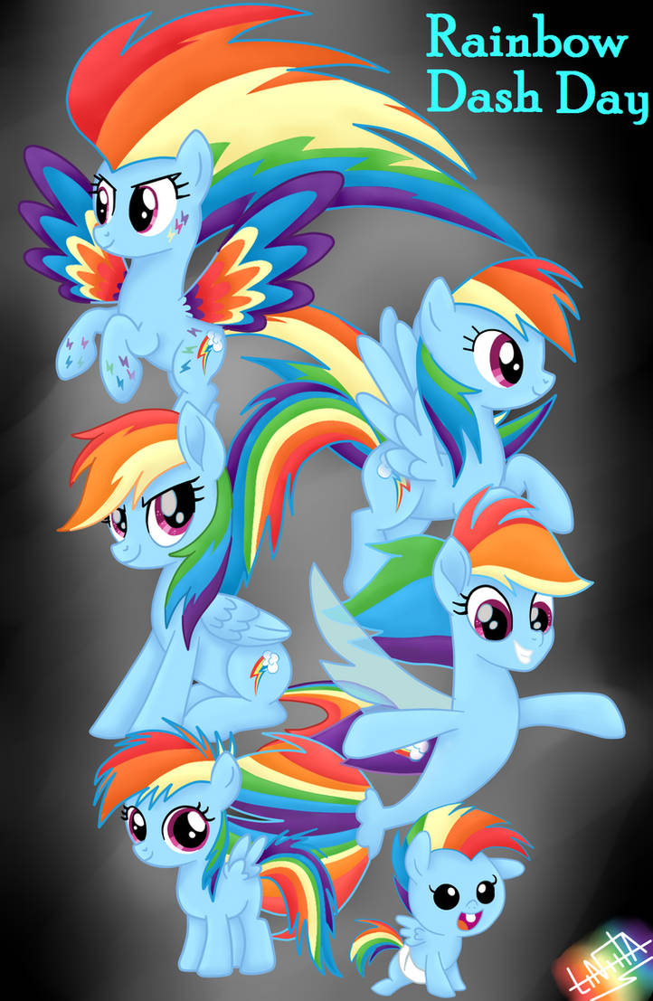 Rainbow Dash Day by liniitadash23
