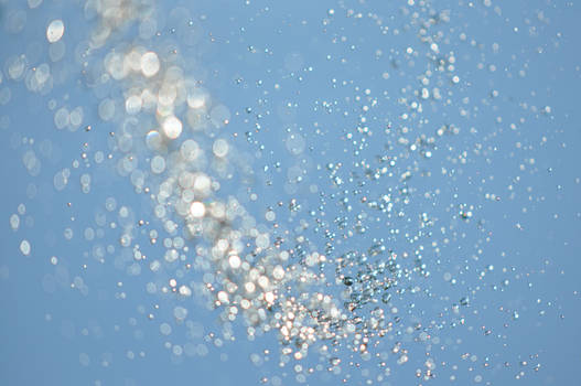 glitter in the air