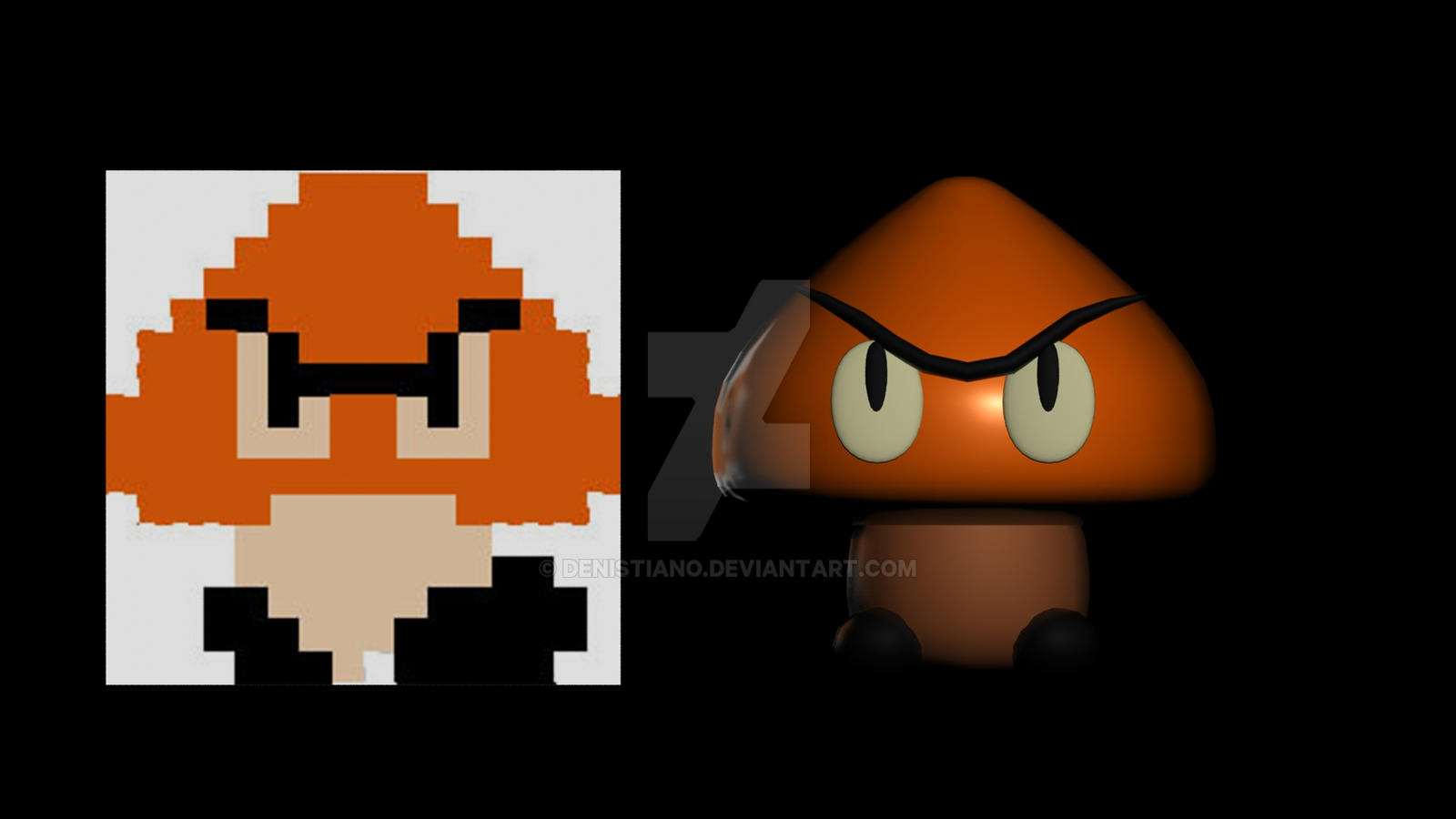 Goomba Back Goomba Super Mario Bros 3D by Denistiano on DeviantArt