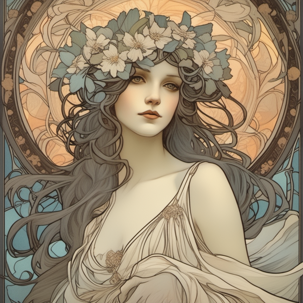 Elphonse Alphonse Mucha Inspired Art - Eternal Radiance 2 by lindawang1118 on ...