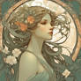 Alphonse Mucha Inspired Art - Fairylight Fantasia3