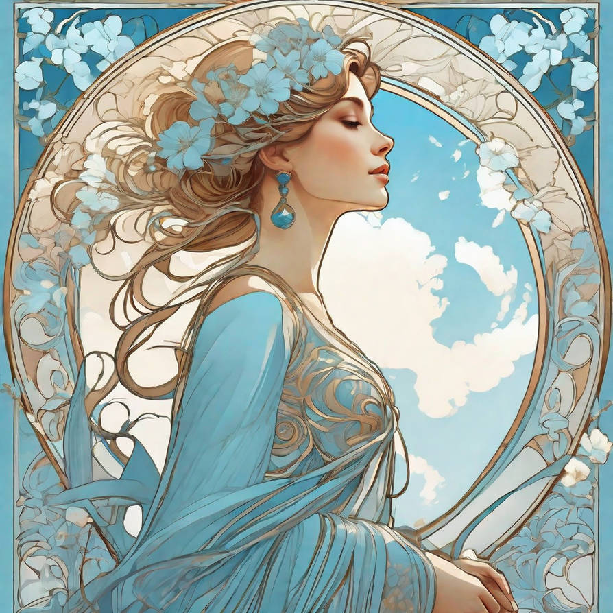Light Blue Floral Fantasy 5 by lindawang1118 on DeviantArt