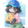 Pokemon WiWA heroine and Pombon