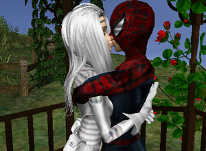 (IMVU) Spiderman and Silver Sable by goddessofmagic