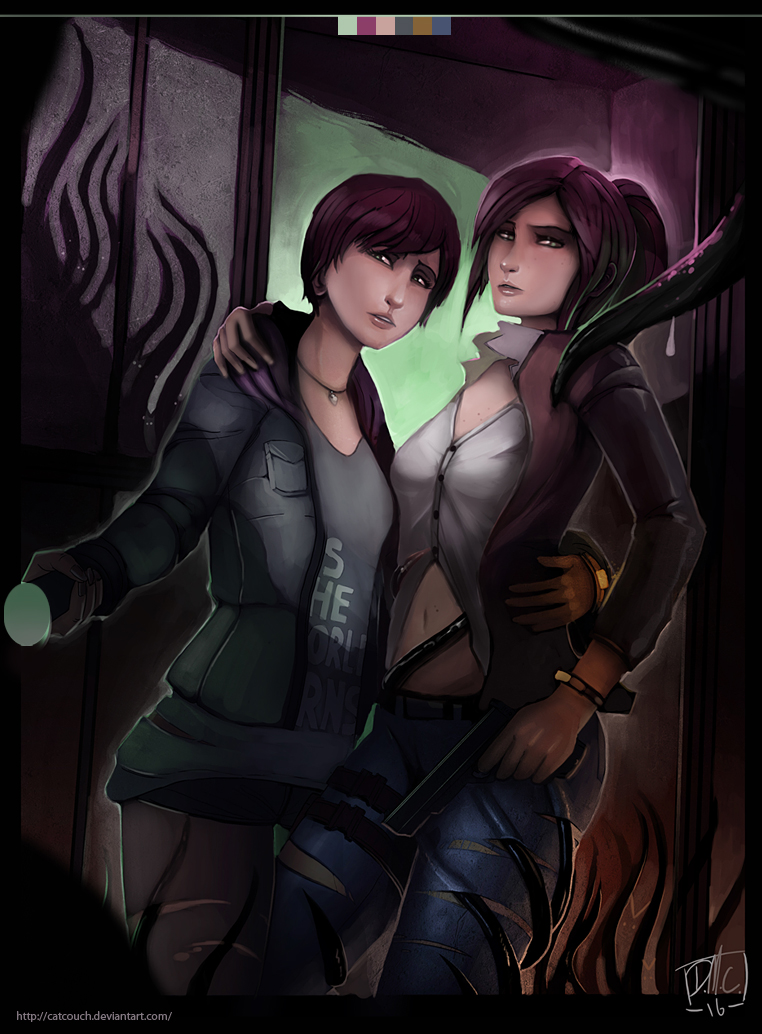 Claire And Moira - Resident Evil