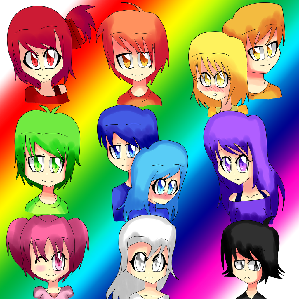 .:Colors Humanized:. by Mizu--Kitsune on DeviantArt