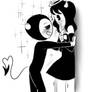 Bendy flirts with Alice