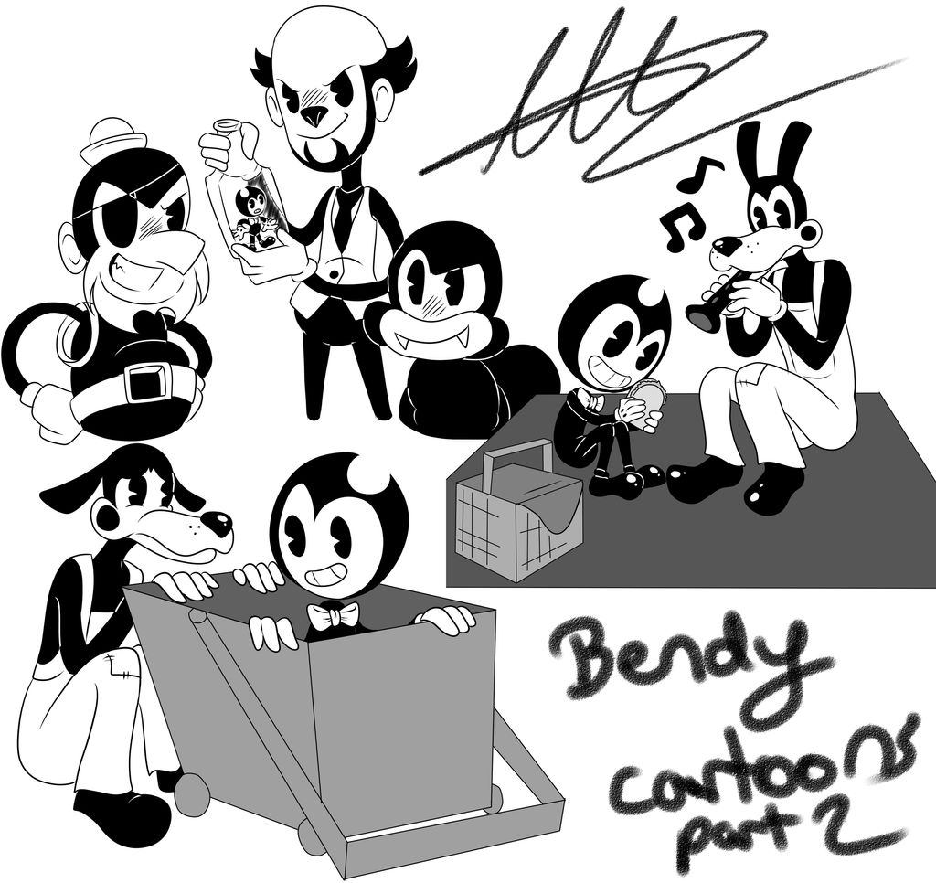 Bendy Cartoons Doodles 3 3 By Mizu Kitsune On DeviantArt bendy-cartoons-doodles-3-3-by-mizu-kitsune-on-deviantart