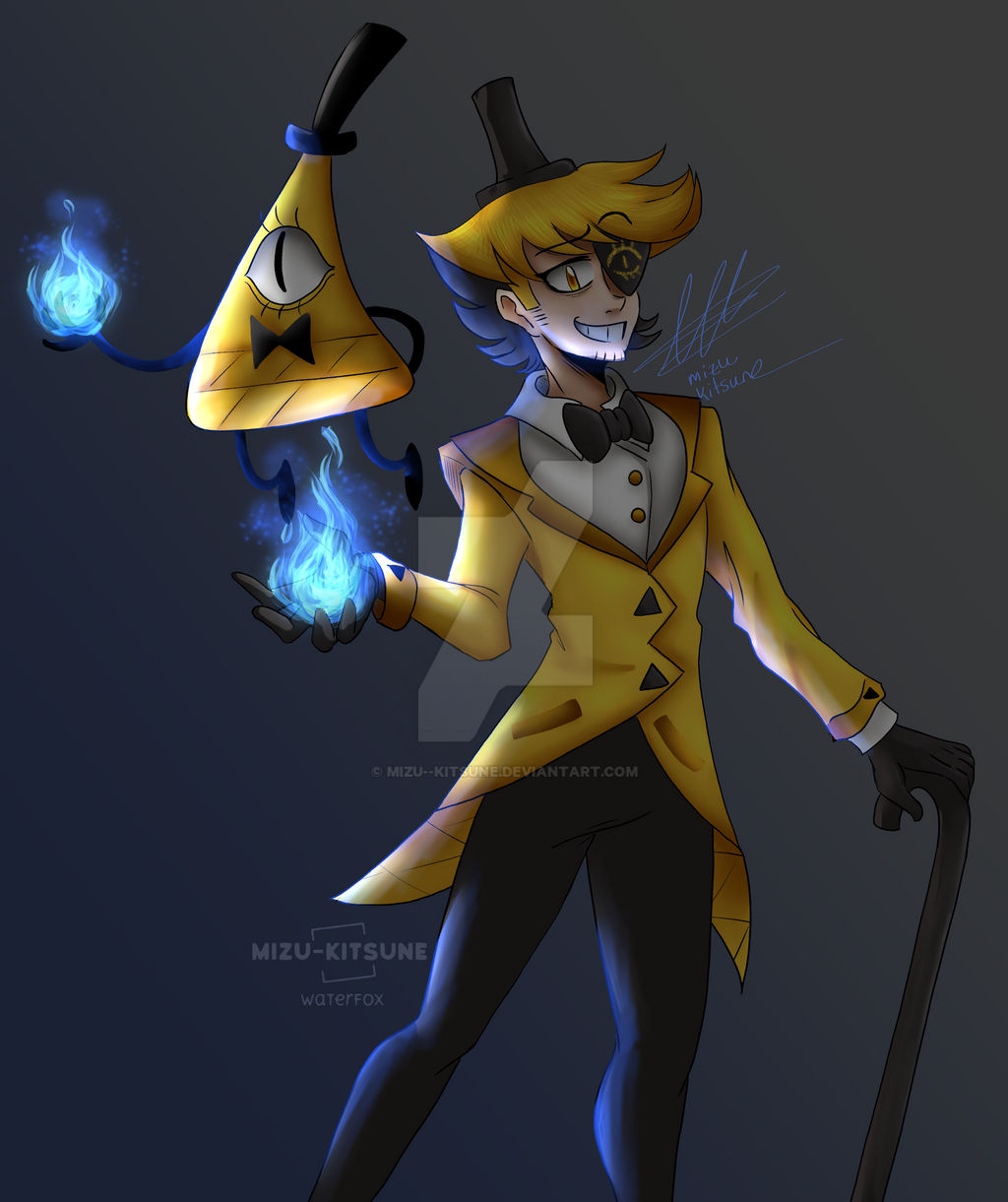 Bill Cipher by Mizu--Kitsune on DeviantArt