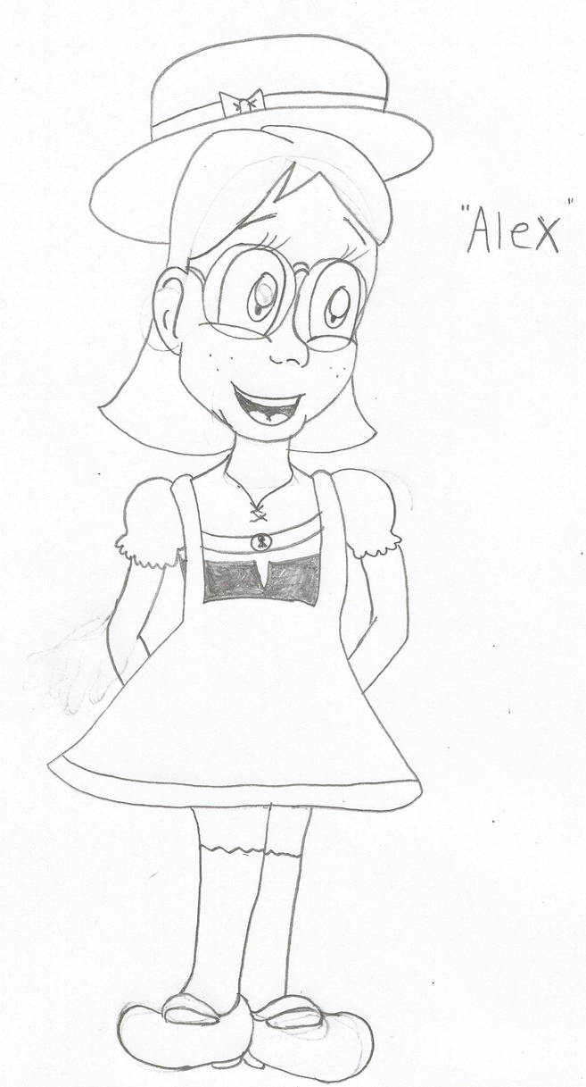 Alex character drawing by Lazlow87 on DeviantArt
