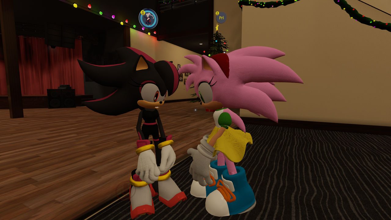 Team Queen Rosy Rascal and Nice Shadina in VRChat