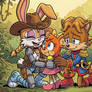 Bunnie rabbot and Antoine's new adopted child