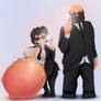 Men and Preggos in Black
