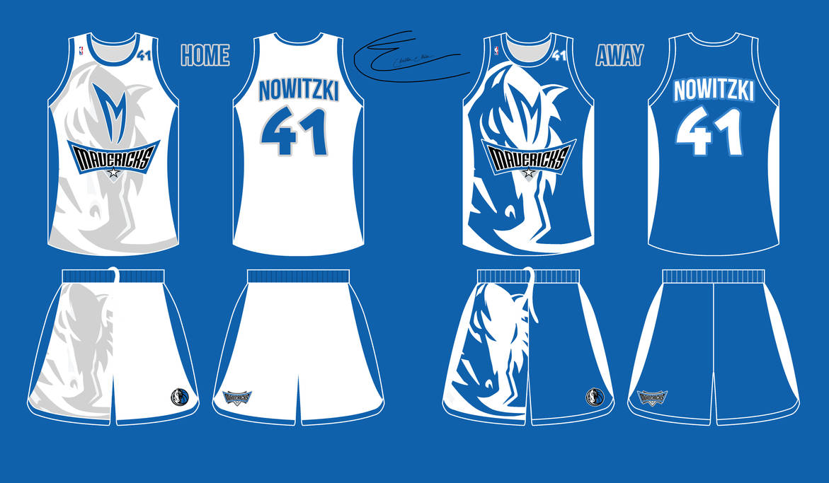 NZ  NBA Pokemon Mavericks Dallas Basketball Concept Jersey Full