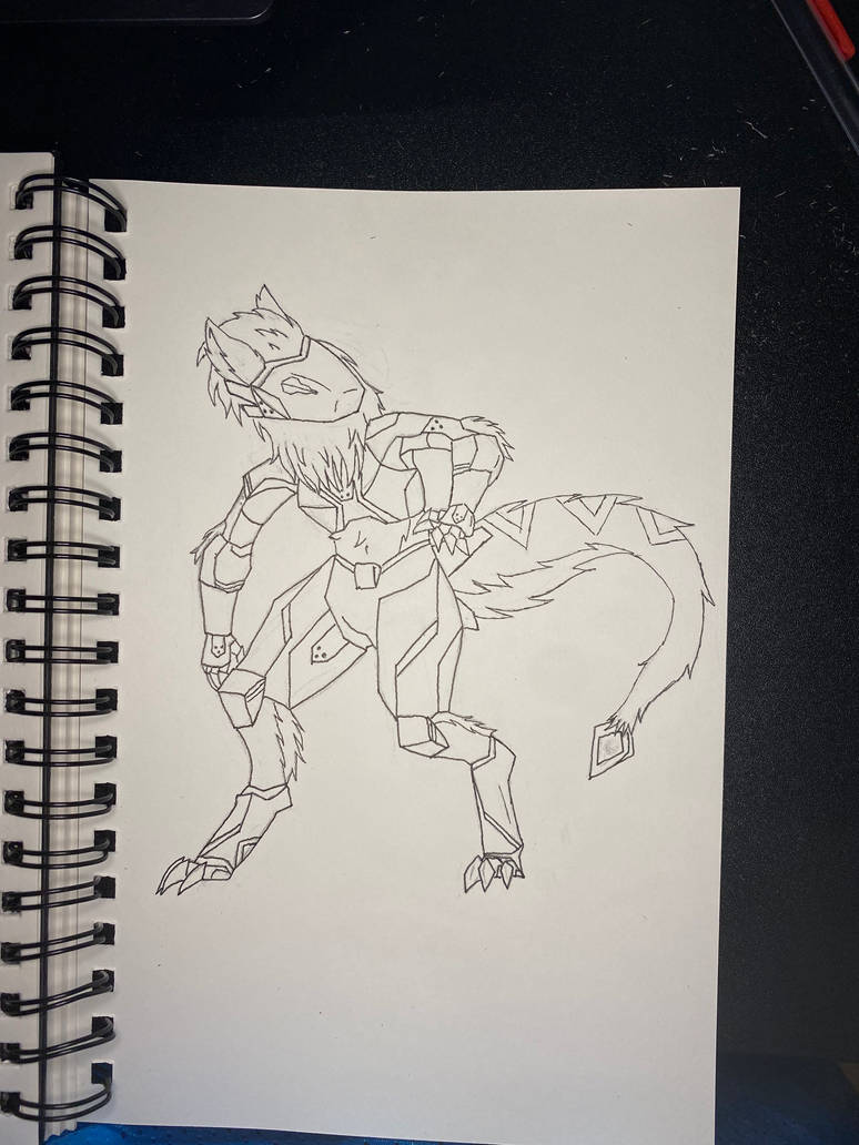 Copy art protogen practice by ShiroBlueberry on DeviantArt