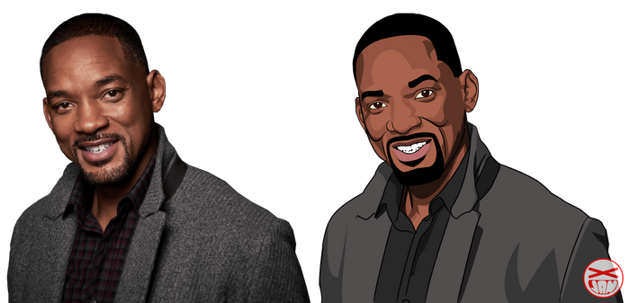 Will Smith Cartoon Style