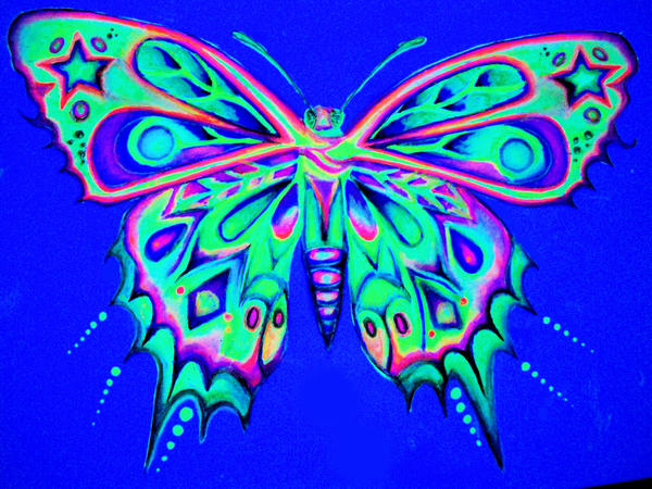 Black Light Butterfly