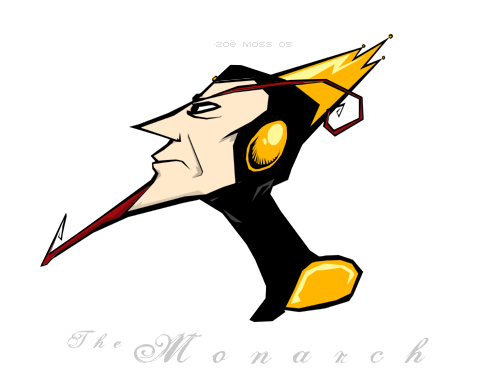 THE MONARCH tshirt design