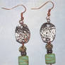 Silver Hammered Earrings