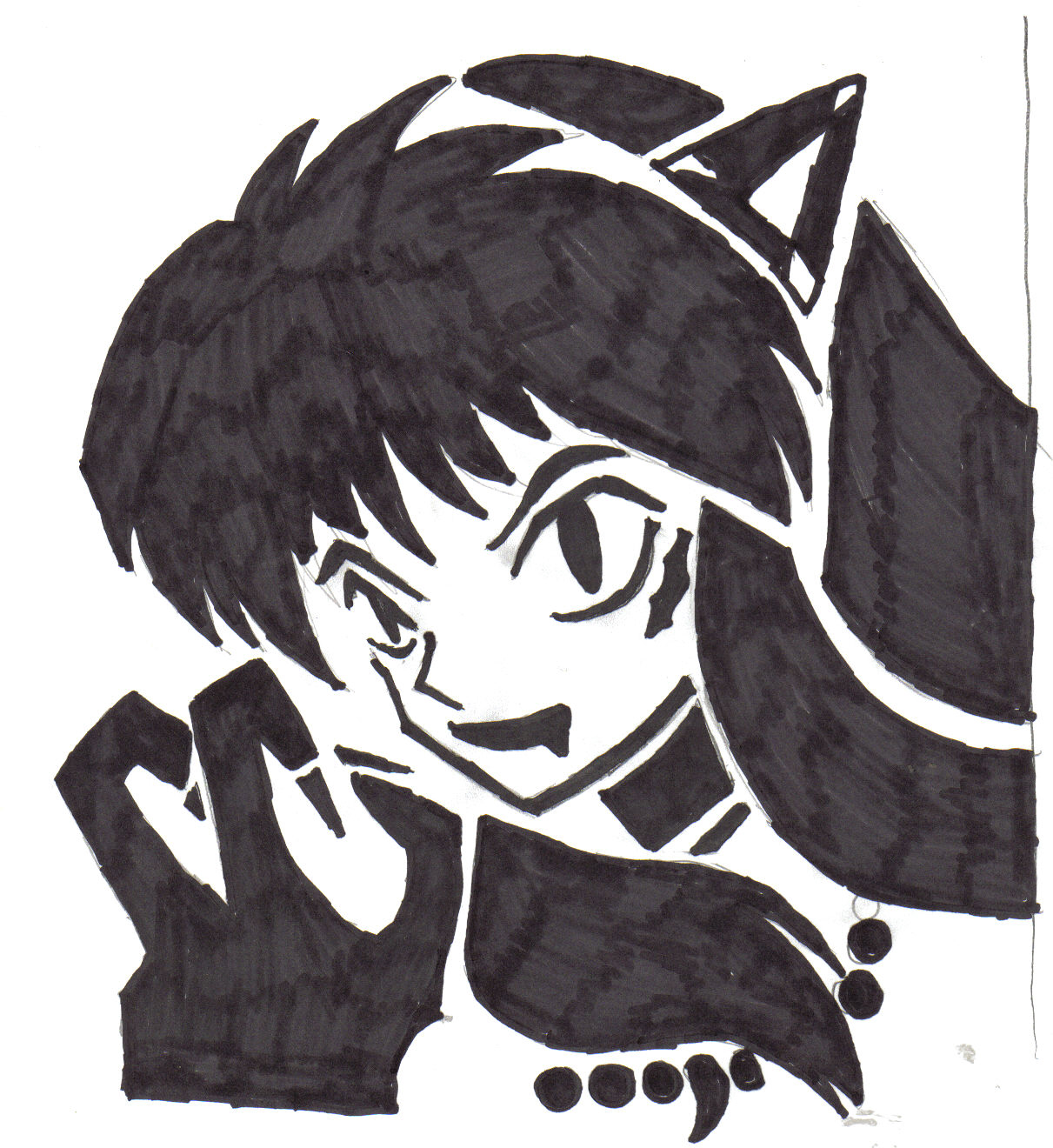 Inuyasha Pumpkin Stencil by Gumbah on DeviantArt inuyasha-pumpkin-stencil-by-gumbah-on-deviantart