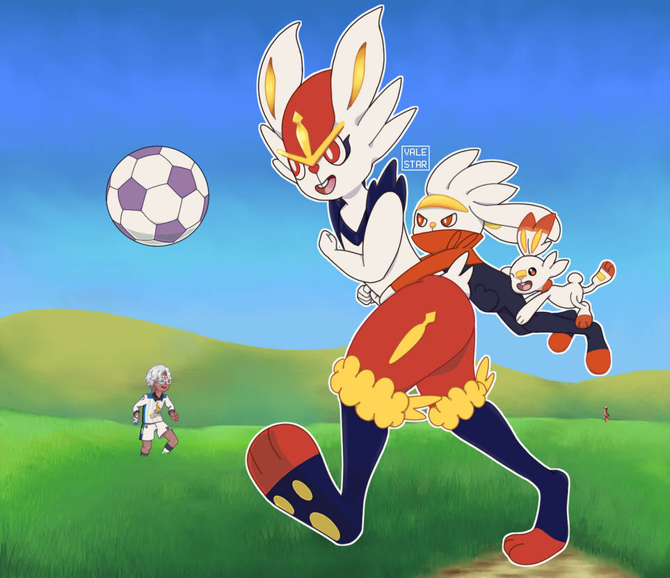 Cinderace Run Cinderace Evolution by VALE-star on DeviantArt