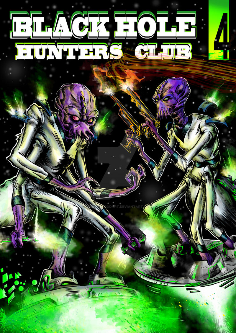 Black Hole Hunters Club #4 cover
