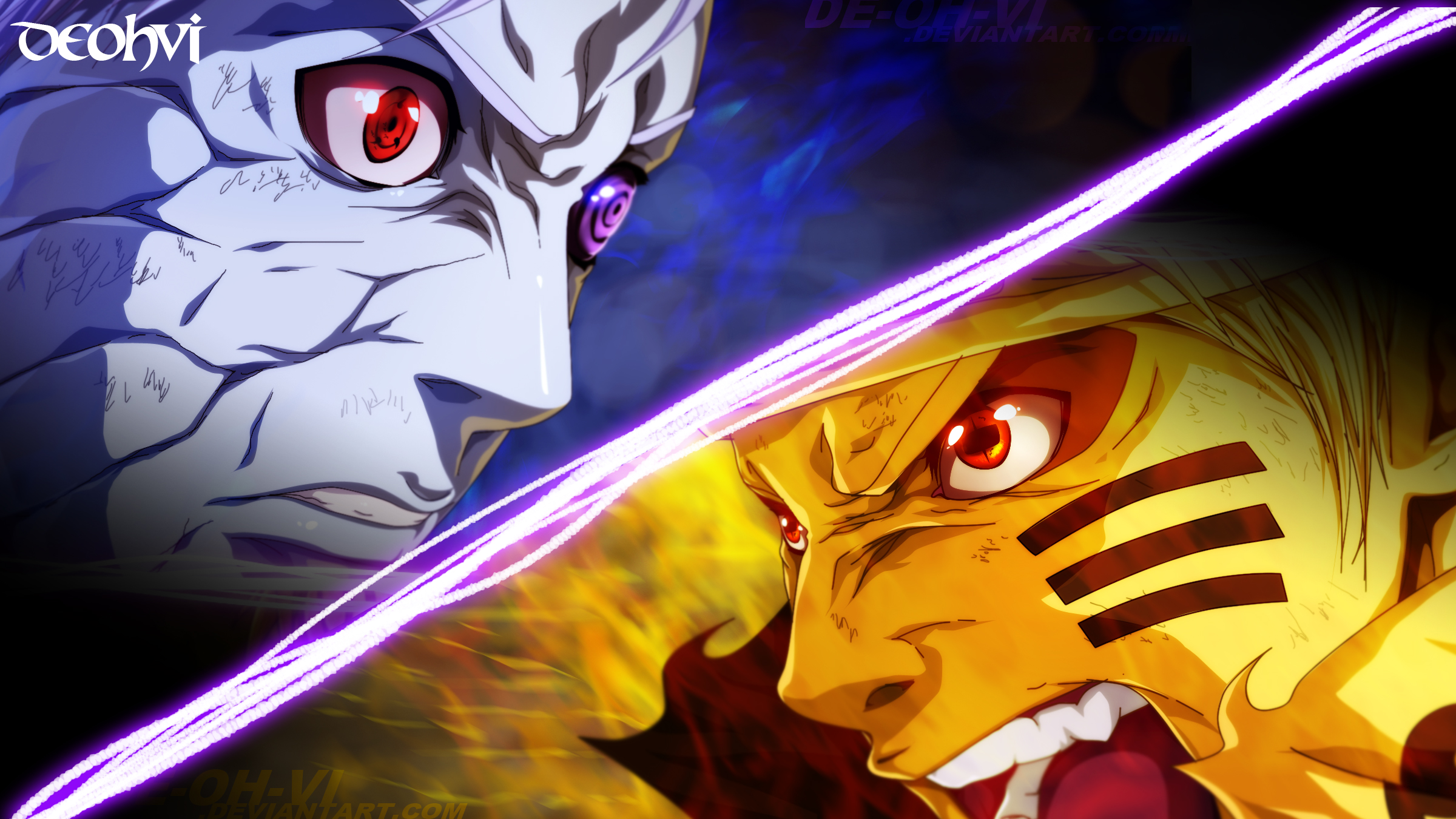 Naruto vs Obito Wallpaper - Naruto Wallpaper